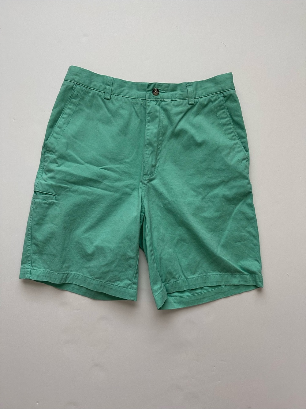 BOCA CLASSICS Men's Mint Green Cargo Shorts - Casual Cotton Blend